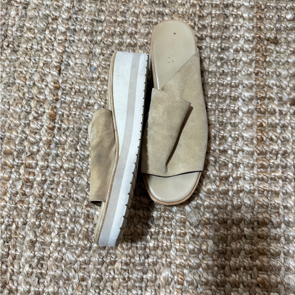VINCE Women's Sarria Wedge Sandal SZ 9 - Picture 4 of 8